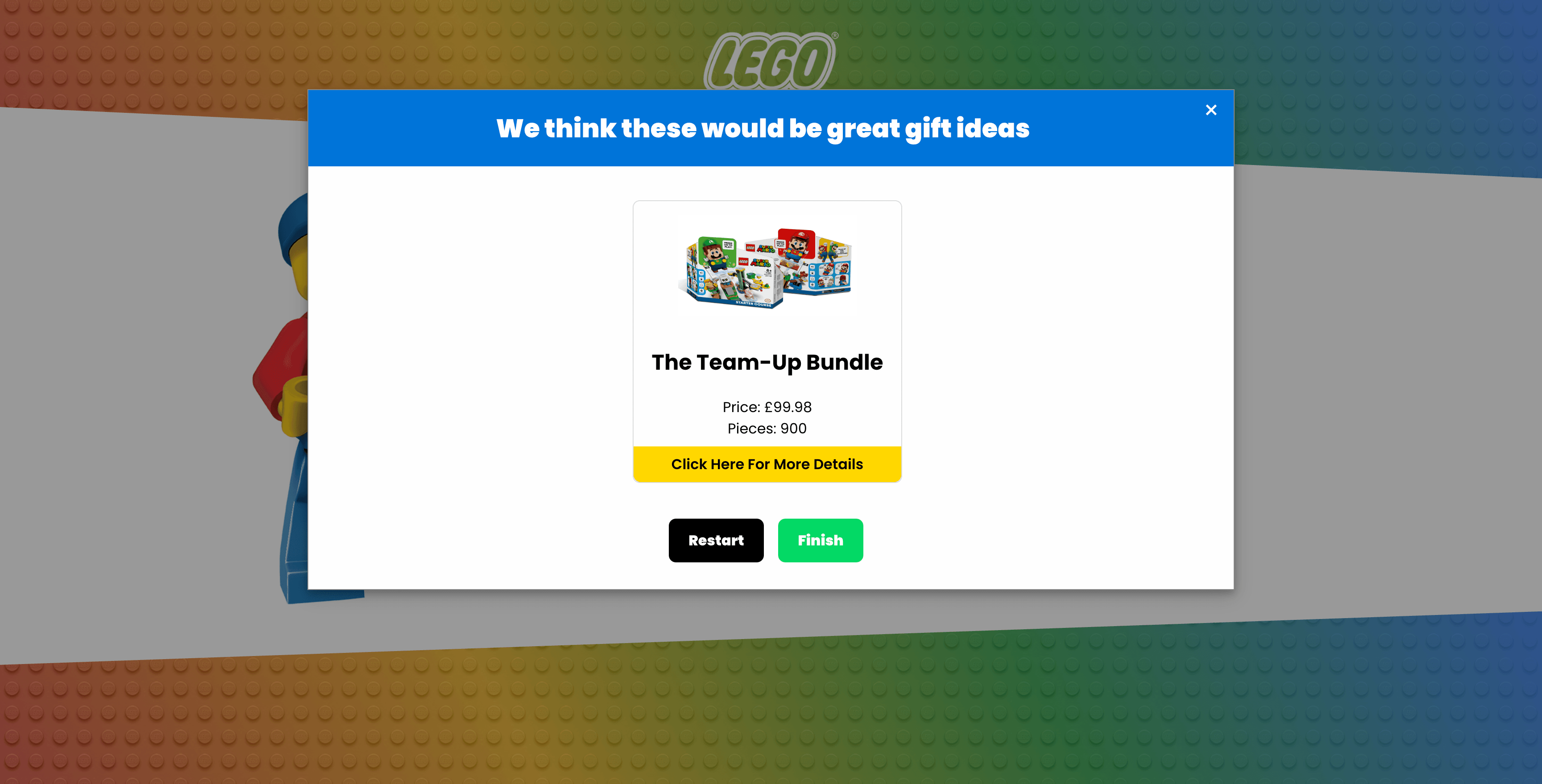 Building a Lego recommendation quiz as a native web component