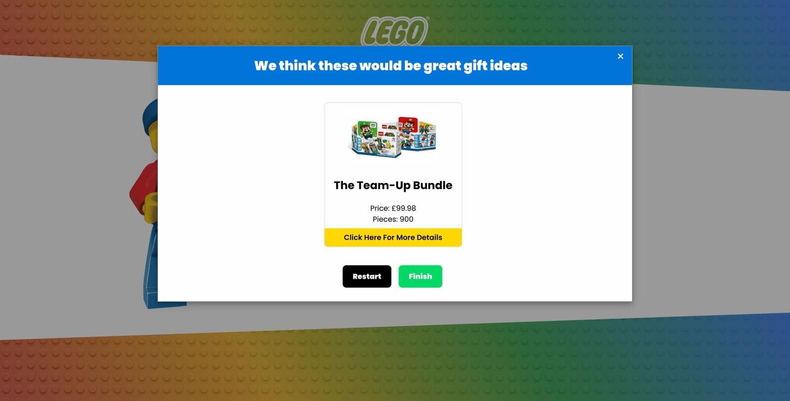 Building a Lego recommendation quiz as a native web component
